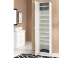 Пенал для обуви Ikea Pax/Aheim полки//коробки/зеркало 50x38x236 (Белый)