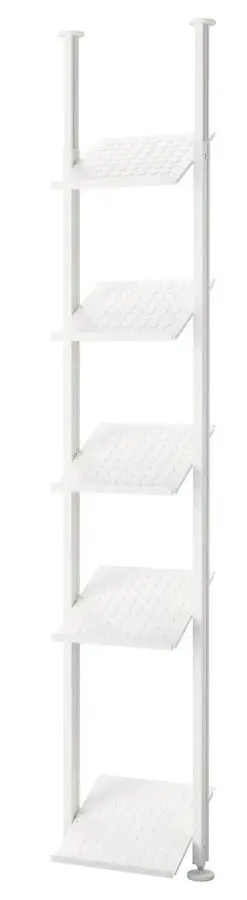 Etajera pentru incaltaminte Ikea Elvarli 1 sectiune 52x36x222-350 (Alb)