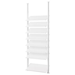 Etajera pentru incaltaminte Ikea Elvarli 1 sectiune 92x36x222-350 (Alb) Thumb