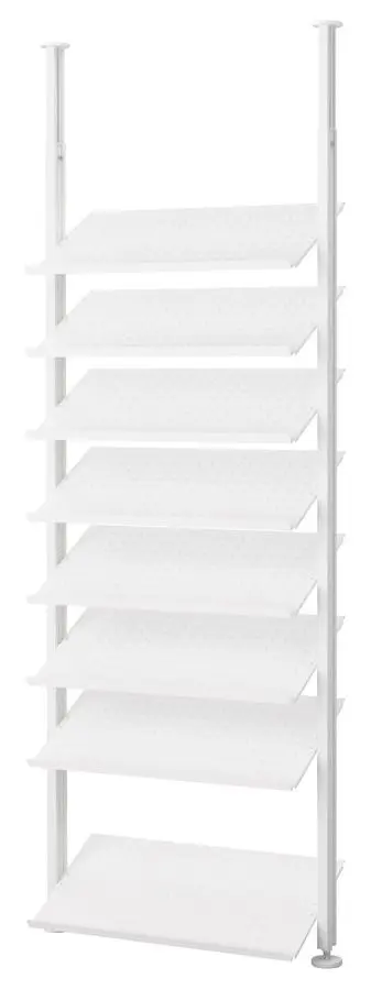 Etajera pentru incaltaminte Ikea Elvarli 1 sectiune 92x36x222-350 (Alb)