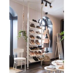 Etajera pentru incaltaminte Ikea Elvarli 1 sectiune 92x36x222-350 (Alb) Thumb