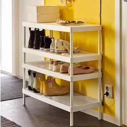 Etajera pentru incaltaminte Ikea Mackapar 78x32x40 (Alb) Thumb
