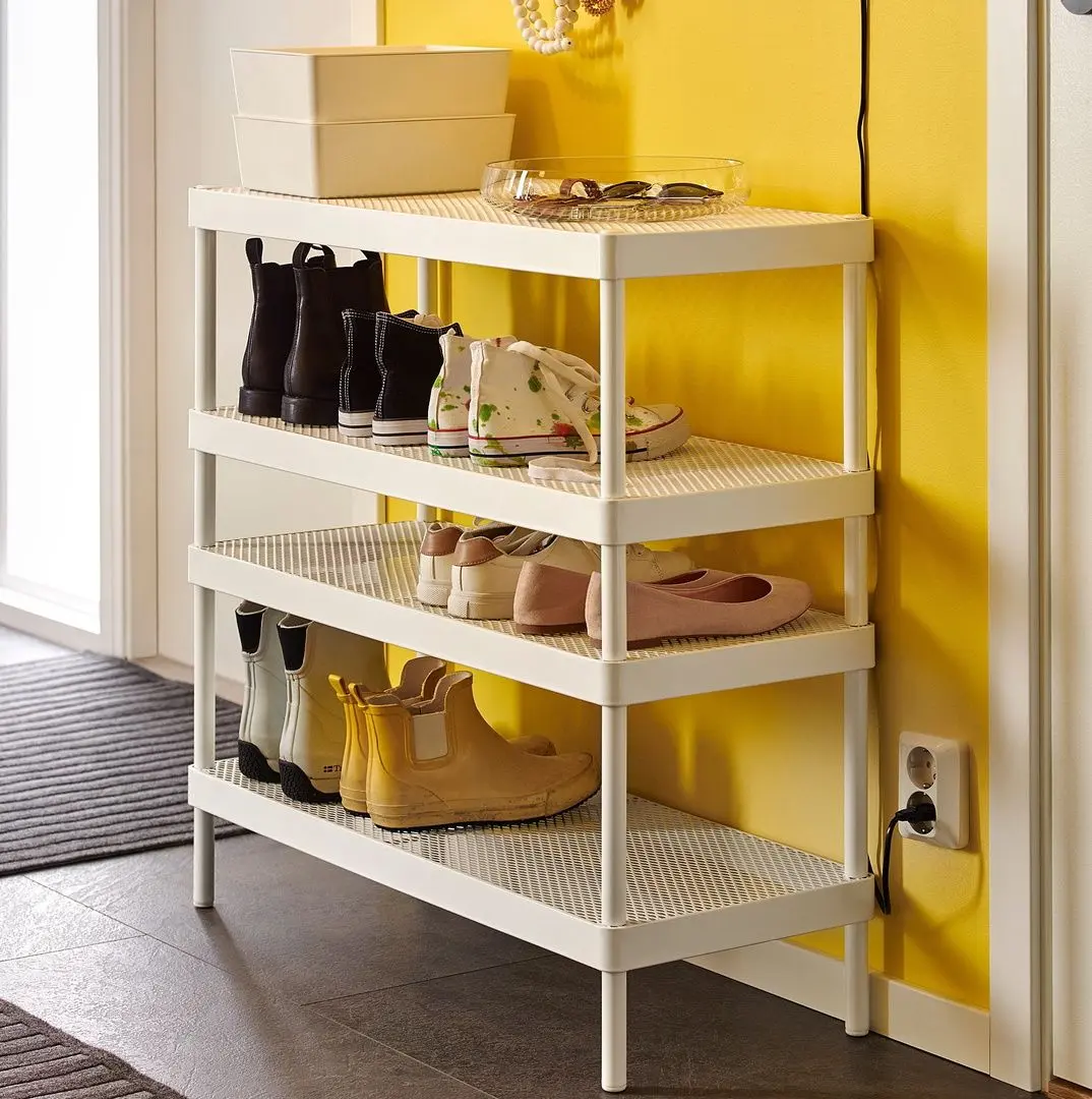 Etajera pentru incaltaminte Ikea Mackapar 78x32x40 (Alb)