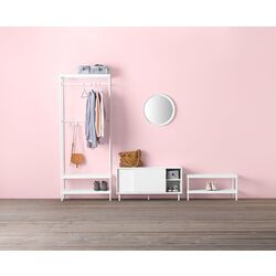 Etajera pentru incaltaminte Ikea Mackapar 78x32x40 (Alb) Thumb