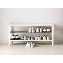 Etajera pentru incaltaminte Ikea Tjusig 108x50 (Alb) Thumb