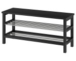 Etajera pentru incaltaminte Ikea Tjusig 108x50 (Negru)