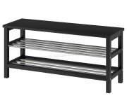 Etajera pentru incaltaminte Ikea Tjusig 108x50 (Negru)