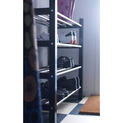 Etajera pentru incaltaminte Ikea Tjusig 79x32x37 (Negru) Thumb