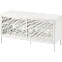 Tumba-bancheta pentru incaltaminte Ikea Mackapar usi glisante 100x37 (Alb) Thumb
