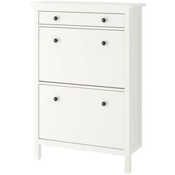 Dulap pantofi Ikea Hemnes 2 compartimente 89x127 (Alb)