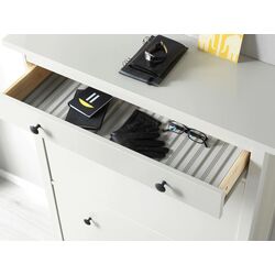 Dulap pantofi Ikea Hemnes 2 compartimente 89x127 (Alb) Thumb
