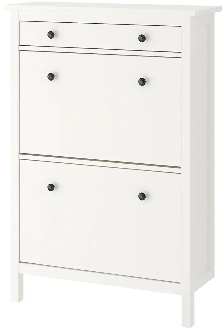 Dulap pantofi Ikea Hemnes 2 compartimente 89x127 (Alb)