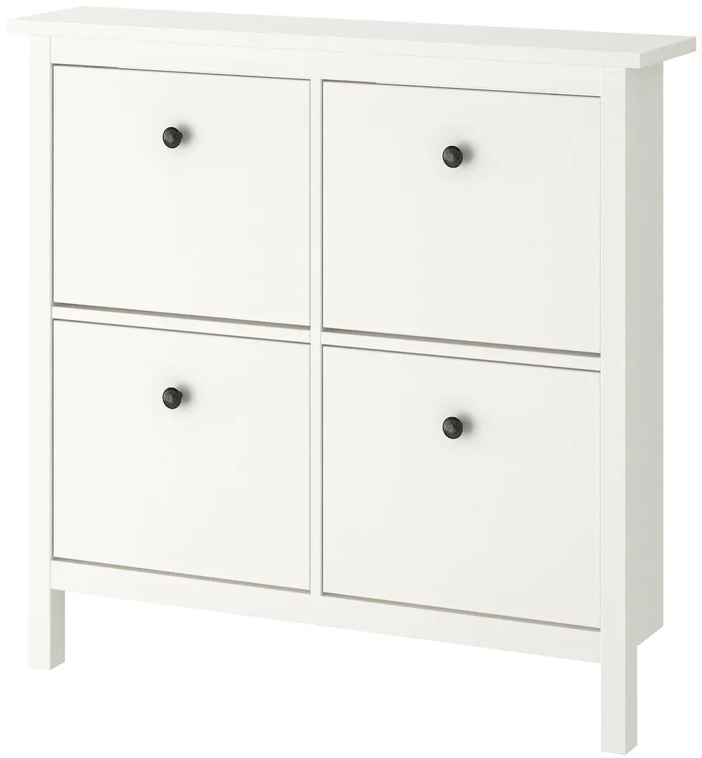 Dulap pantofi Ikea Hemnes 4 compartimente 107x101 (Alb)