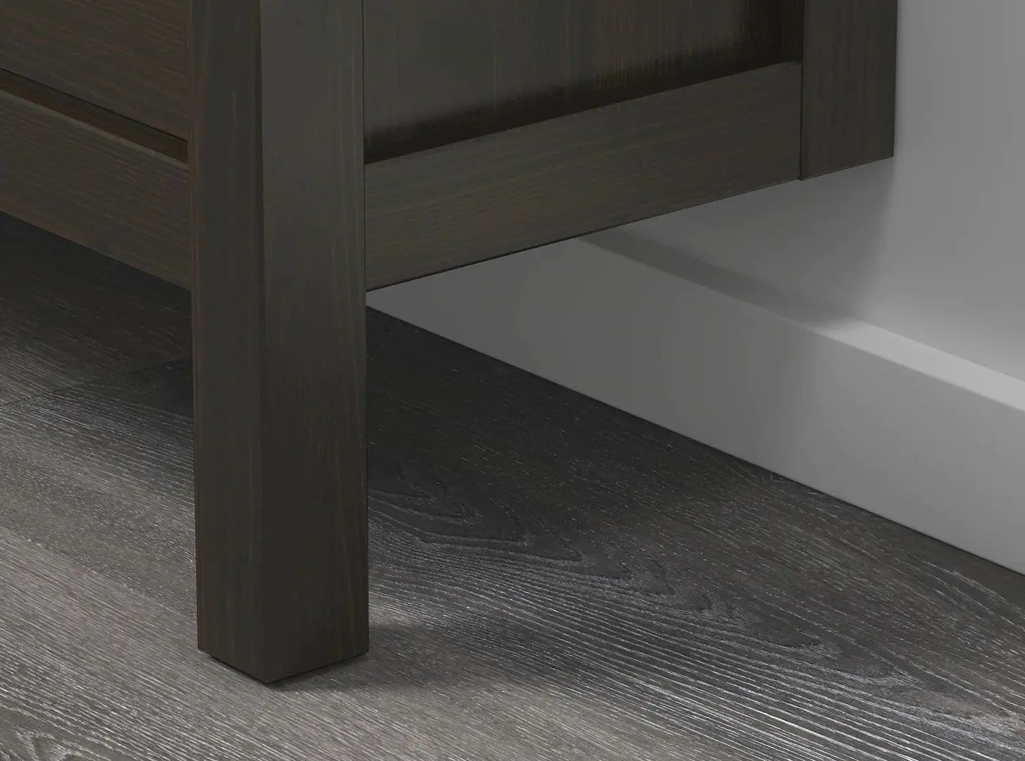 Dulap pantofi Ikea Hemnes 4 compartimente 107x101 (Negru-Maro)