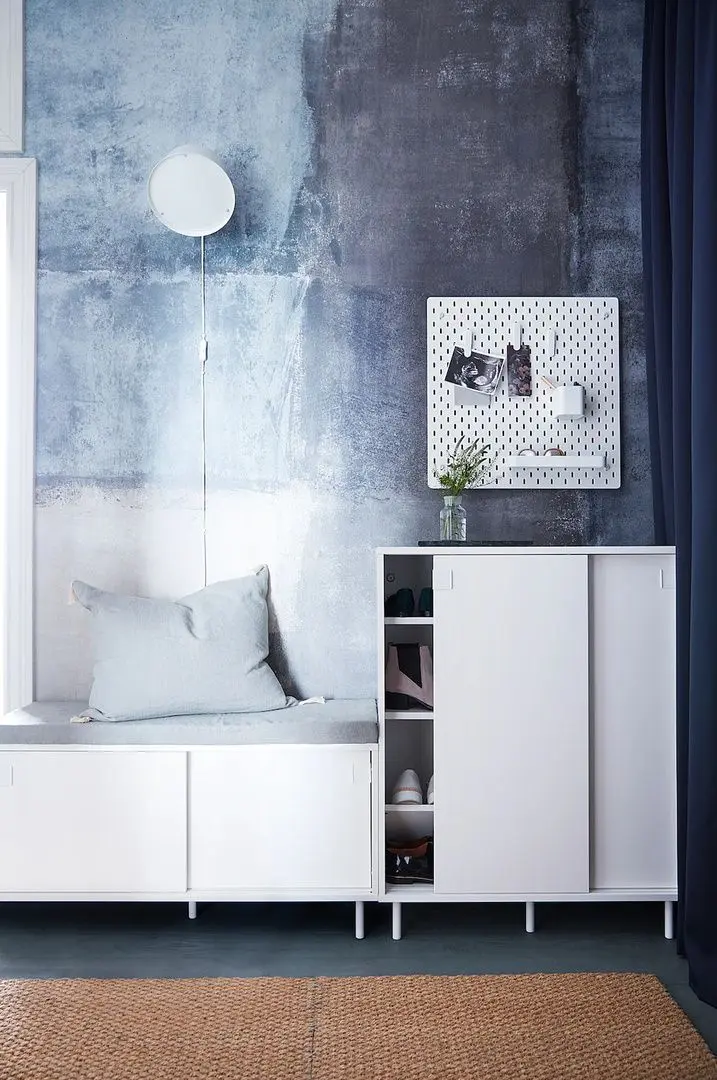 Dulap pantofi Ikea Mackapar depozitare 80x102 (Alb)