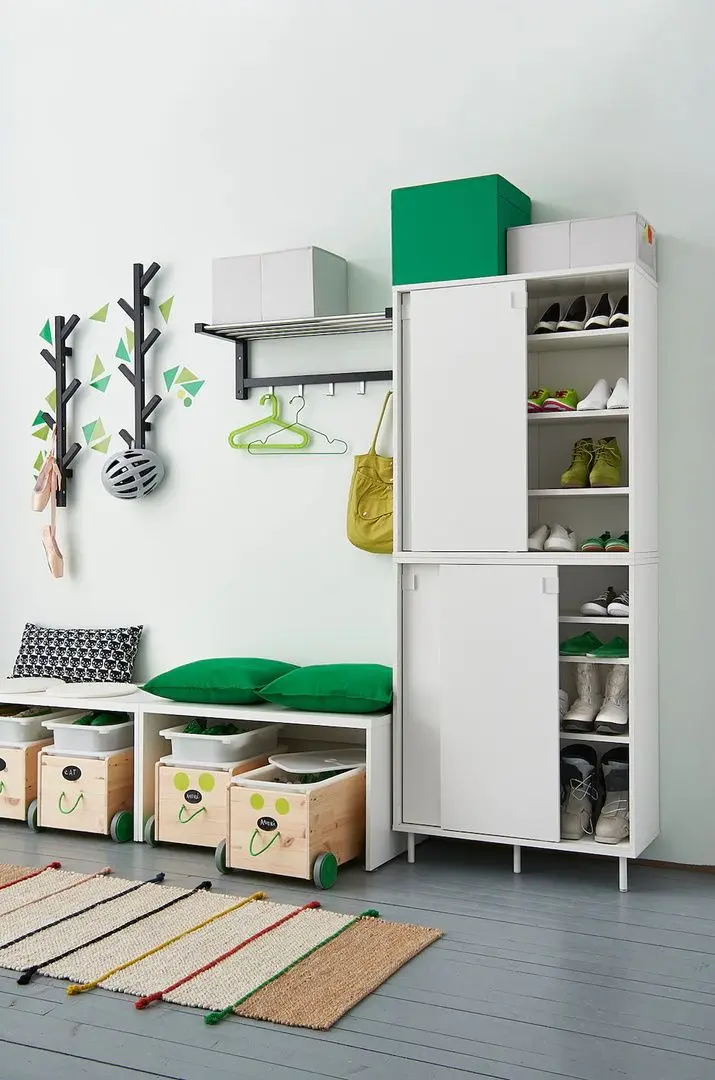 Dulap pantofi Ikea Mackapar depozitare 80x102 (Alb)