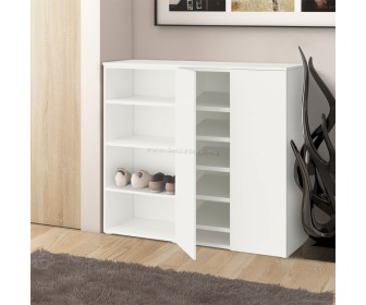 Тумба для обуви Ikea Platsa/Fonnes с полками 140x42x123 (Белый)