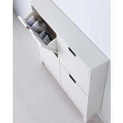 Dulap pantofi Ikea Stall 4 compartimente 96x90 (Alb) Thumb