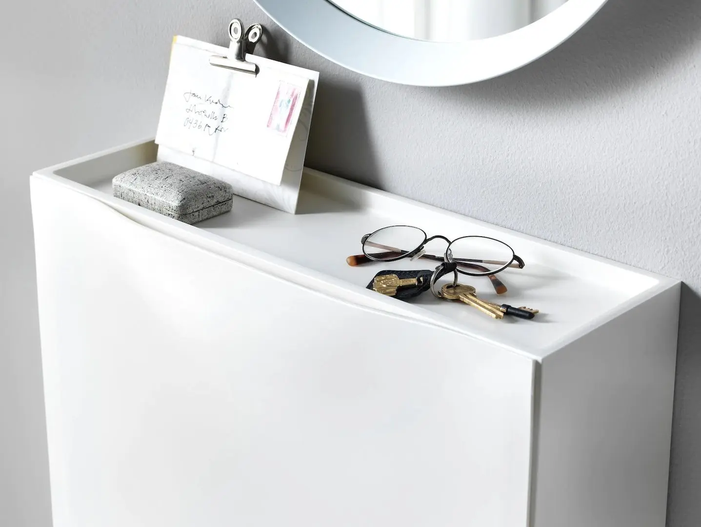 Dulap pantofi Ikea Trones depozitare 52x39 (Alb)