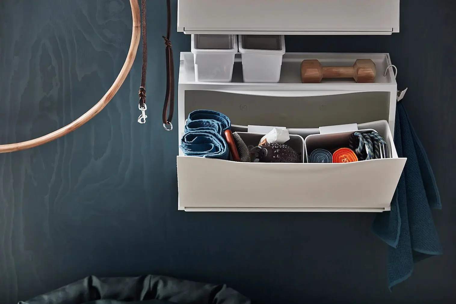 Dulap pantofi Ikea Trones depozitare 52x39 (Alb)