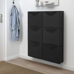 Dulap pantofi Ikea Trones depozitare 52x39 (Negru) Thumb