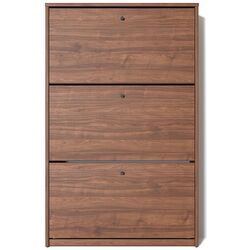 Тумба для обуви Fabrik Home 3Д 800 (Орех Каменный)