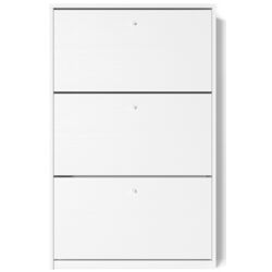 Тумба для обуви Fabrik Home 3Д 800 (Ясень Белый)