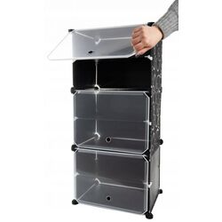 Tumba modulara pentru incaltaminte Iso Trade 12264 (Black) Thumb