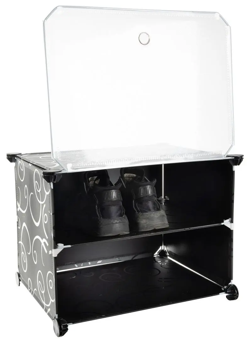 Tumba modulara pentru incaltaminte Iso Trade 12264 (Black)