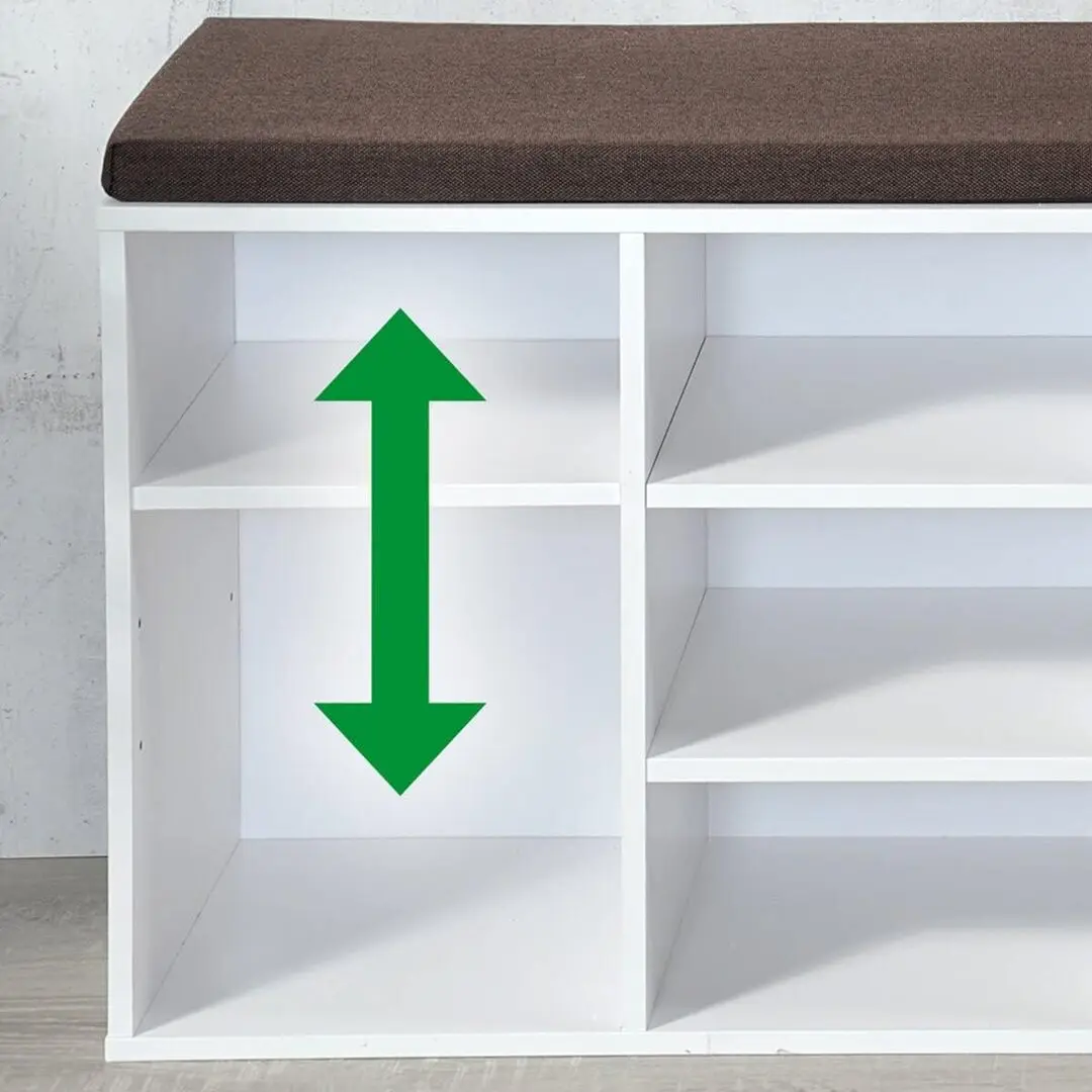 Bancheta-etajera pentru incaltaminte Kesper 15910 (White)