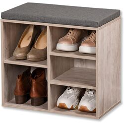 Bancheta-etajera pentru incaltaminte Kesper 15911 (Wood Natural) Thumb