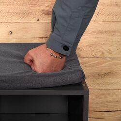 Банкетка-стеллаж для обуви Kesper 15913 (Dark Gray) Thumb