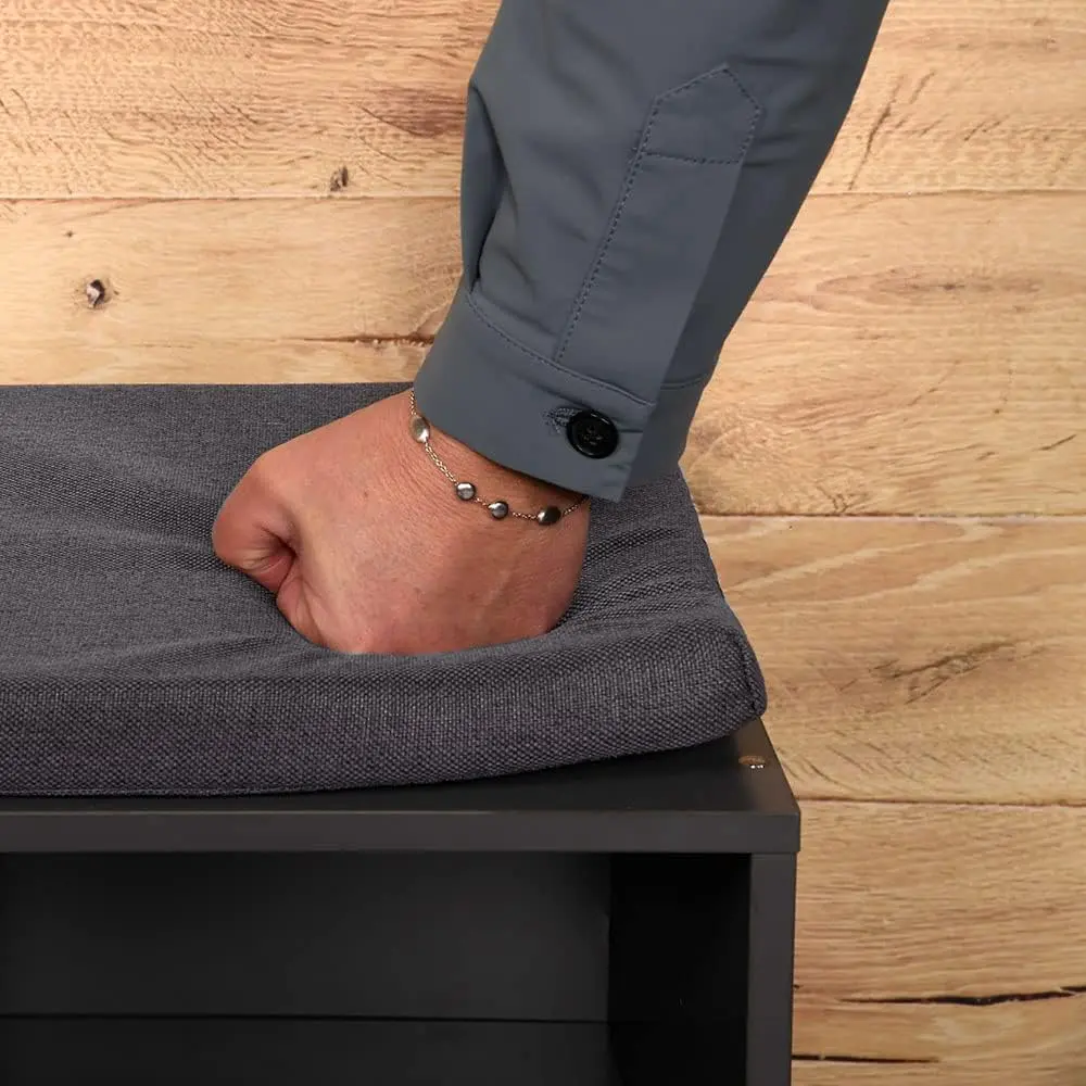 Банкетка-стеллаж для обуви Kesper 15913 (Dark Gray)