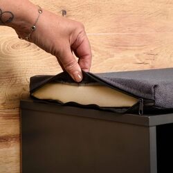 Банкетка-стеллаж для обуви Kesper 15913 (Dark Gray) Thumb