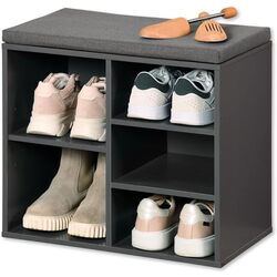 Банкетка-стеллаж для обуви Kesper 15913 (Dark Gray) Thumb