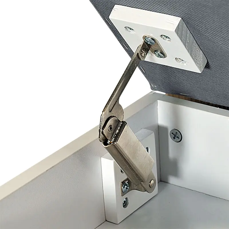 Bancheta-etajera pentru incaltaminte Kesper 15914 (White/Grey)