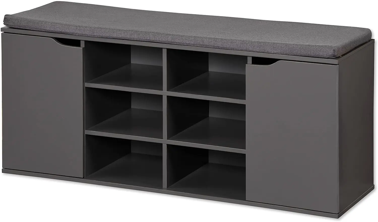 Банкетка-стеллаж для обуви Kesper 15919 (Dark Gray)