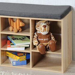 Bancheta-etajera pentru incaltaminte Kesper 15920 (Sonoma Oak) Thumb