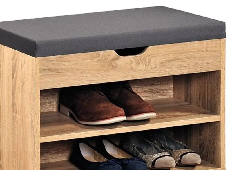 Bancheta-etajera pentru incaltaminte Kesper 15924 (Sonoma Oak)