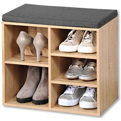 Bancheta-etajera pentru incaltaminte Kesper 15925 (Sonoma Oak) Thumb