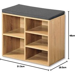 Bancheta-etajera pentru incaltaminte Kesper 15925 (Sonoma Oak) Thumb