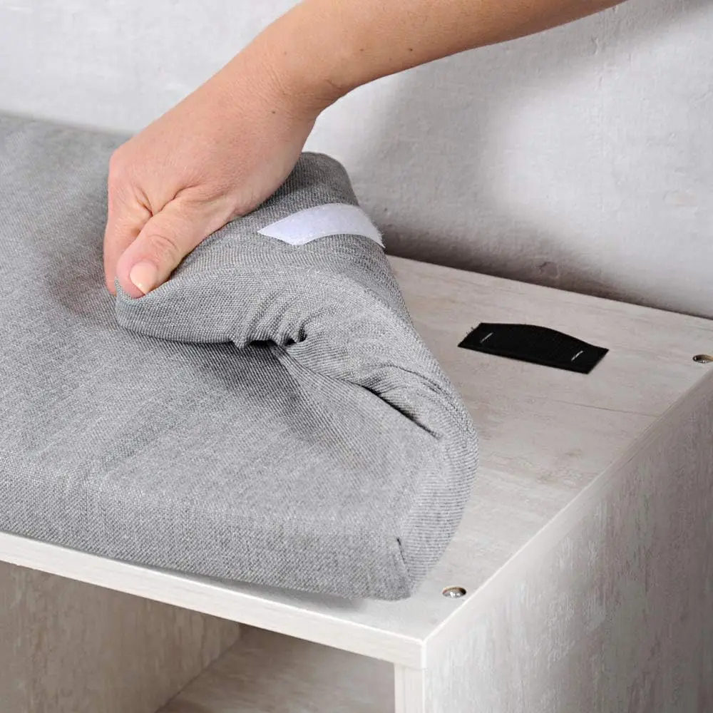 Bancheta-etajera pentru incaltaminte Kesper 15931 (Wood White)