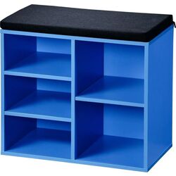 Bancheta-etajera pentru incaltaminte Kesper 15960 (Blue) Thumb