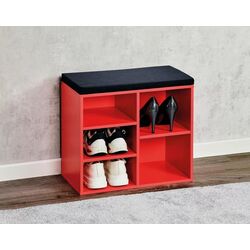 Bancheta-etajera pentru incaltaminte Kesper 15963 (Red)
