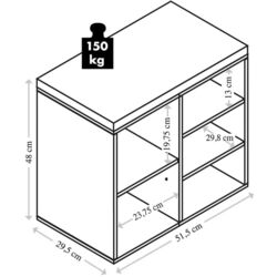 Bancheta-etajera pentru incaltaminte Kesper 15963 (Red) Thumb