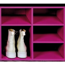 Bancheta-etajera pentru incaltaminte Kesper 15964 (Pink) Thumb