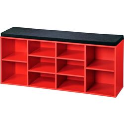 Bancheta-etajera pentru incaltaminte Kesper 15983 (Red) Thumb