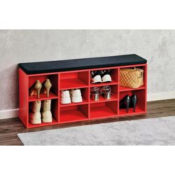 Bancheta-etajera pentru incaltaminte Kesper 15983 (Red)