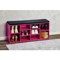 Bancheta-etajera pentru incaltaminte Kesper 15984 (Pink)