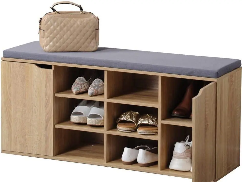 Tumba pentru incaltaminte Kesper 15928 (Sonoma Oak/Gray)